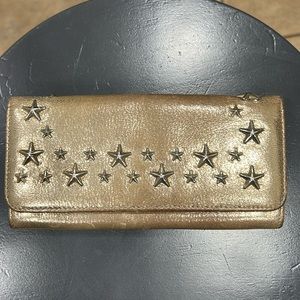Gorgeous, Jimmy Choo gold wallet! LOW START!